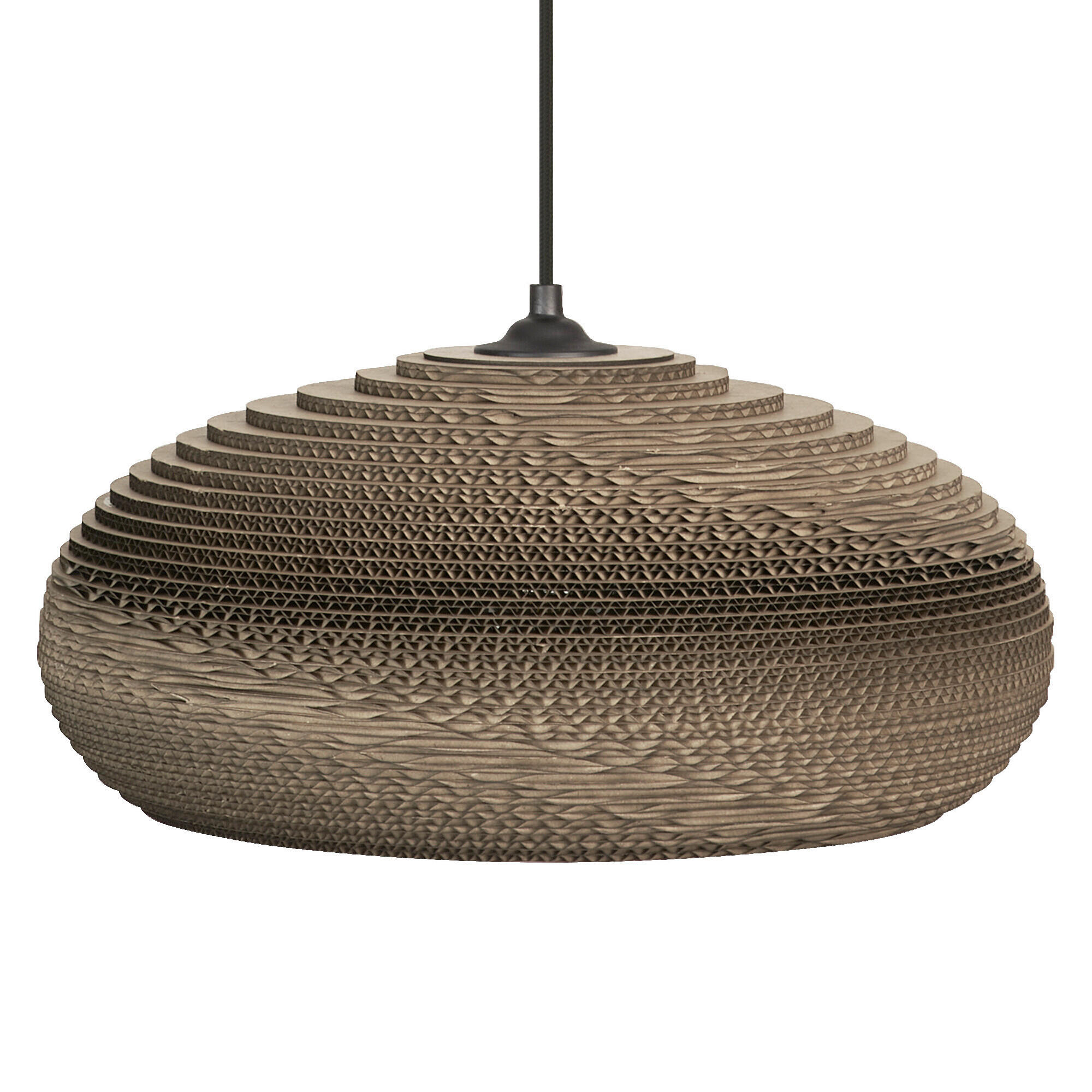 HÄNGELEUCHTE 40/125 cm  - Braun, Natur, Karton/Metall (40/125cm) - Osram