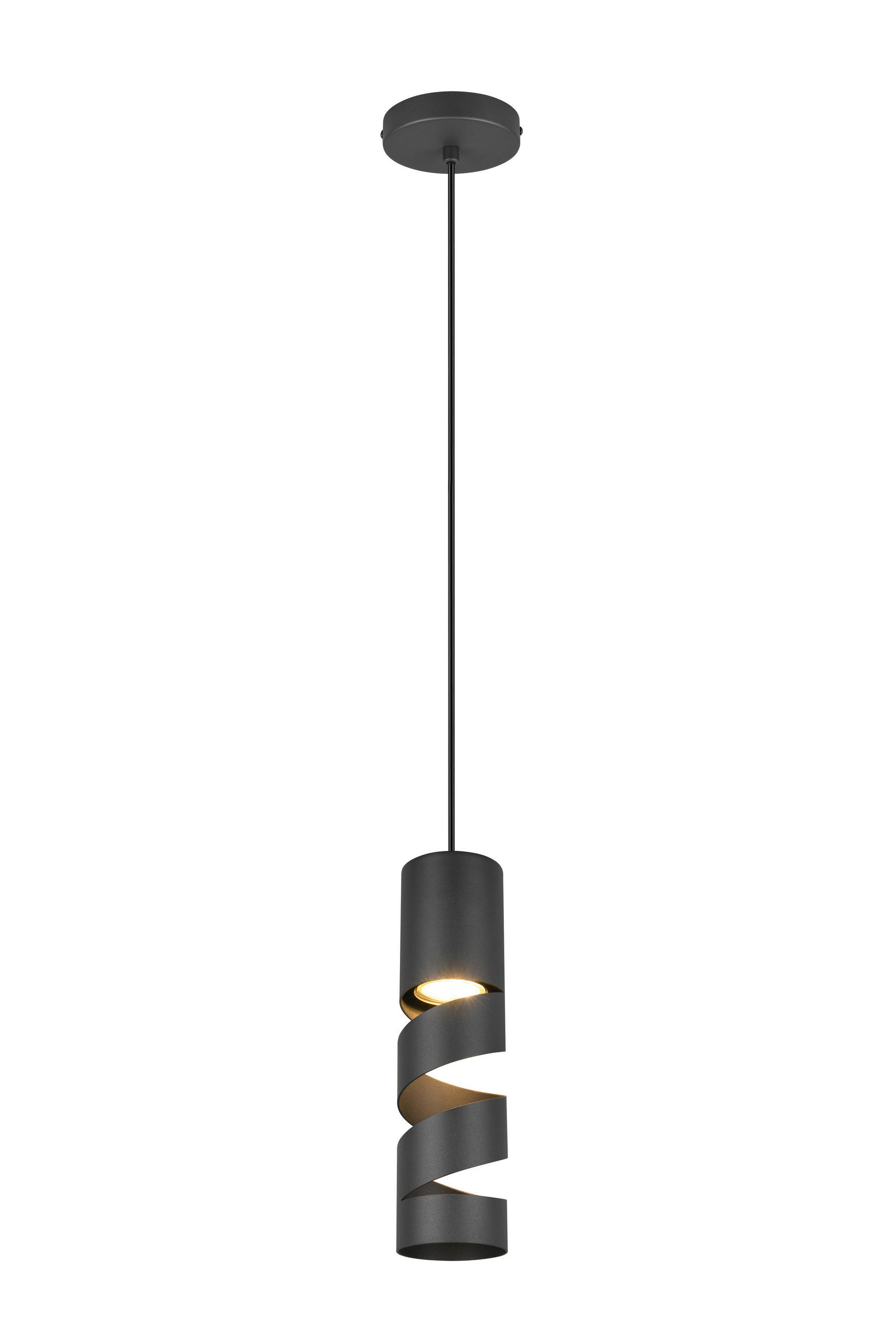 PENDELLEUCHTE 12/150 cm  - Schwarz, Design, Metall (12/150cm) - Trio Leuchten