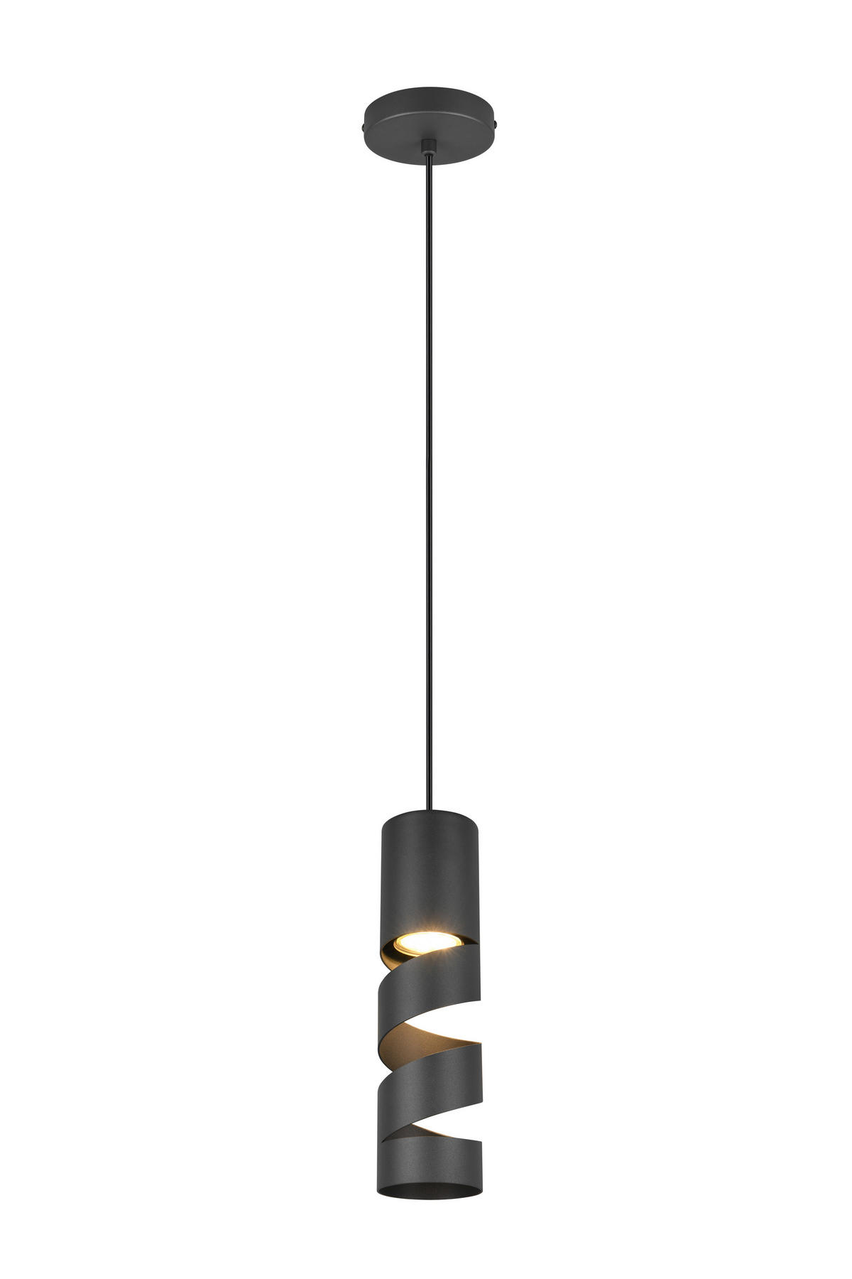PENDELLEUCHTE 12/150 cm    - Schwarz, Design, Metall (12/150cm) - Trio Leuchten