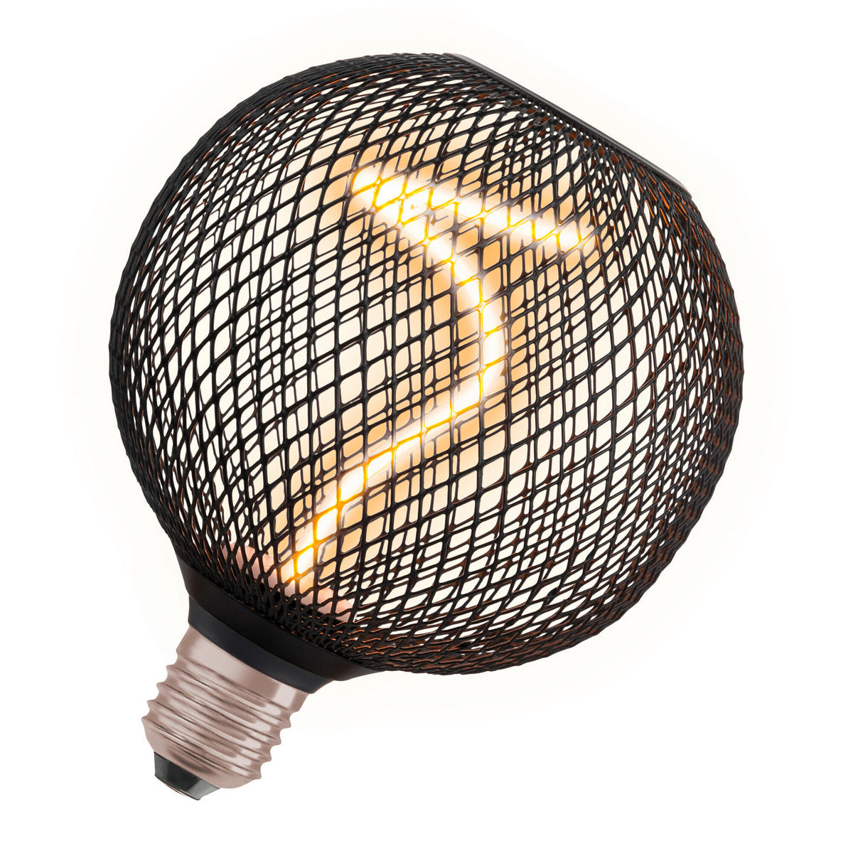 LED-FILAMENT-LEUCHTMITTEL   E27 3,5 W 130 lm  - KONVENTIONELL, Metall (12,5/15cm) - Osram