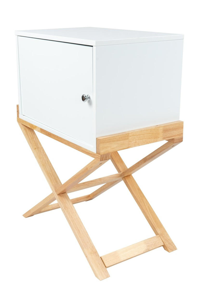 Beistelltisch Valerie Weiß L: 56 Cm