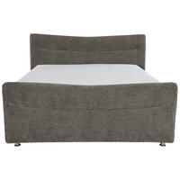 BOXSPRINGBETT 160/200 cm  in Grau  - Chromfarben/Grau, KONVENTIONELL, Textil/Metall (160/200cm) - Esposa