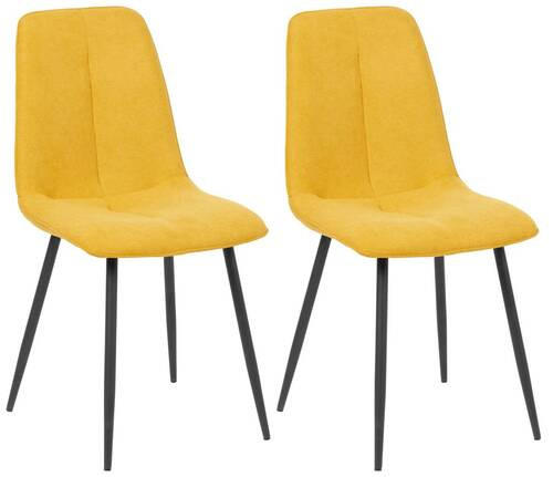 Esszimmerstuhl Lago Gelb 2er-Set