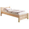 BETT 90/200 cm  in Kieferfarben  - Kieferfarben, Natur, Holz (90/200cm) - MID.YOU