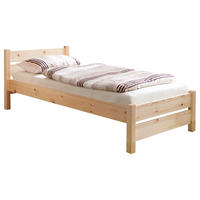 BETT 90/200 cm  in Kieferfarben  - Kieferfarben, Natur, Holz (90/200cm) - MID.YOU