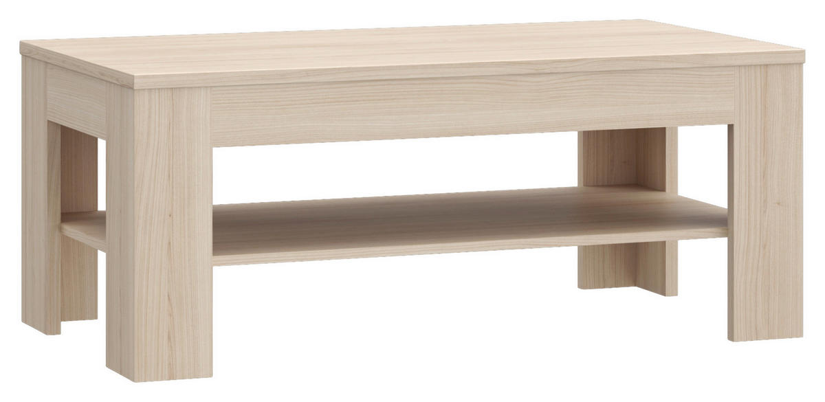 COUCHTISCH in Holzwerkstoff 110/60/45,5 cm  - Eichefarben, Natur, Holzwerkstoff (110/60/45,5cm) - Ti'me