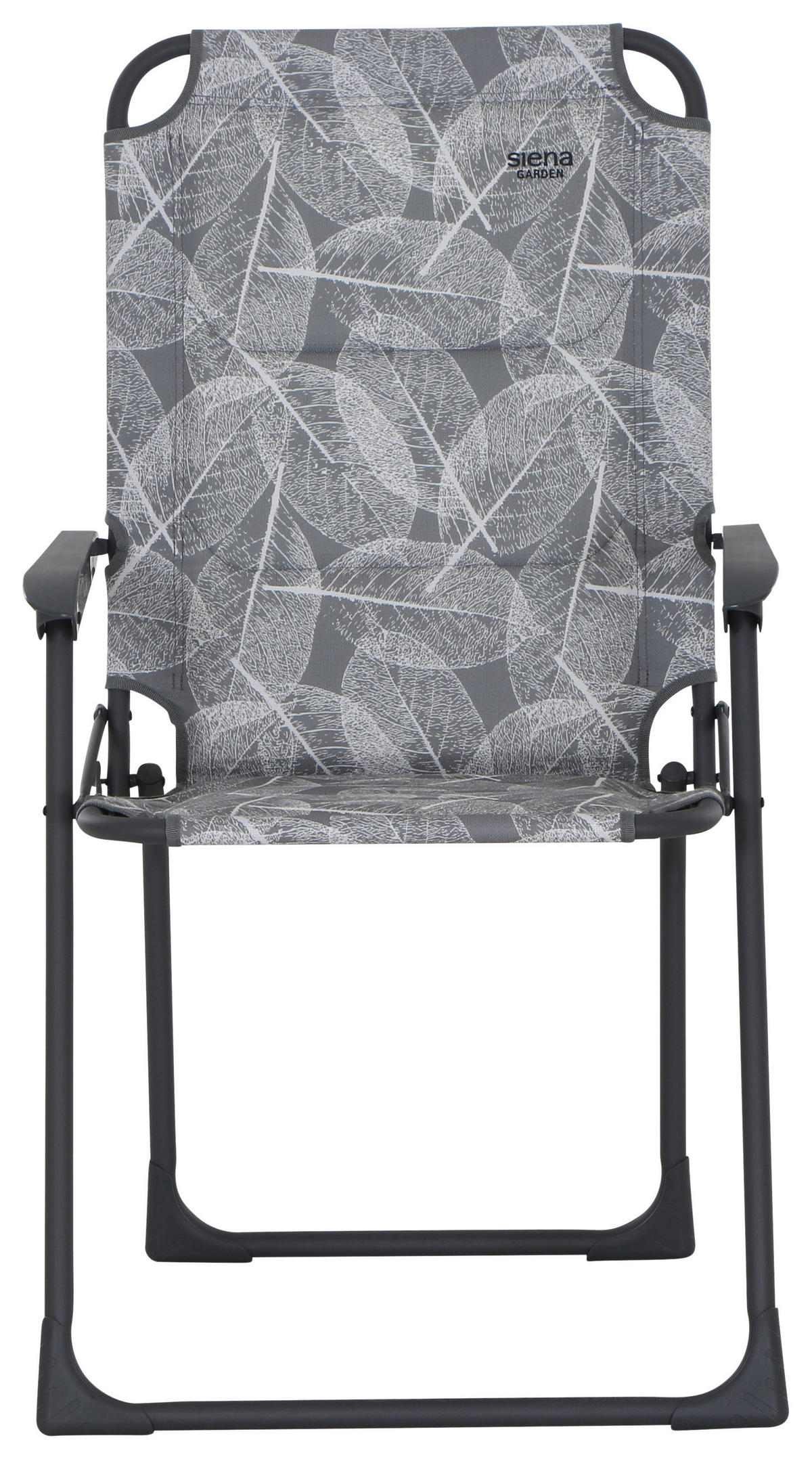 CAMPINGSESSEL - Anthrazit/Grau, KONVENTIONELL, Textil/Metall (55/99/73cm) - Siena Garden