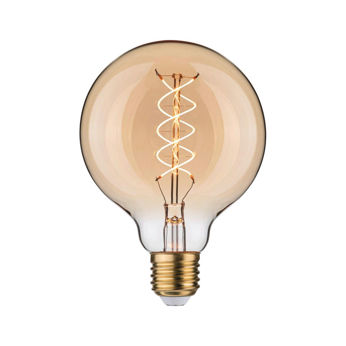 LED-LEUCHTMITTEL   E27 4,2 W 300 lm  - Goldfarben, Basics, Glas (9,5/13,5cm) - Paulmann