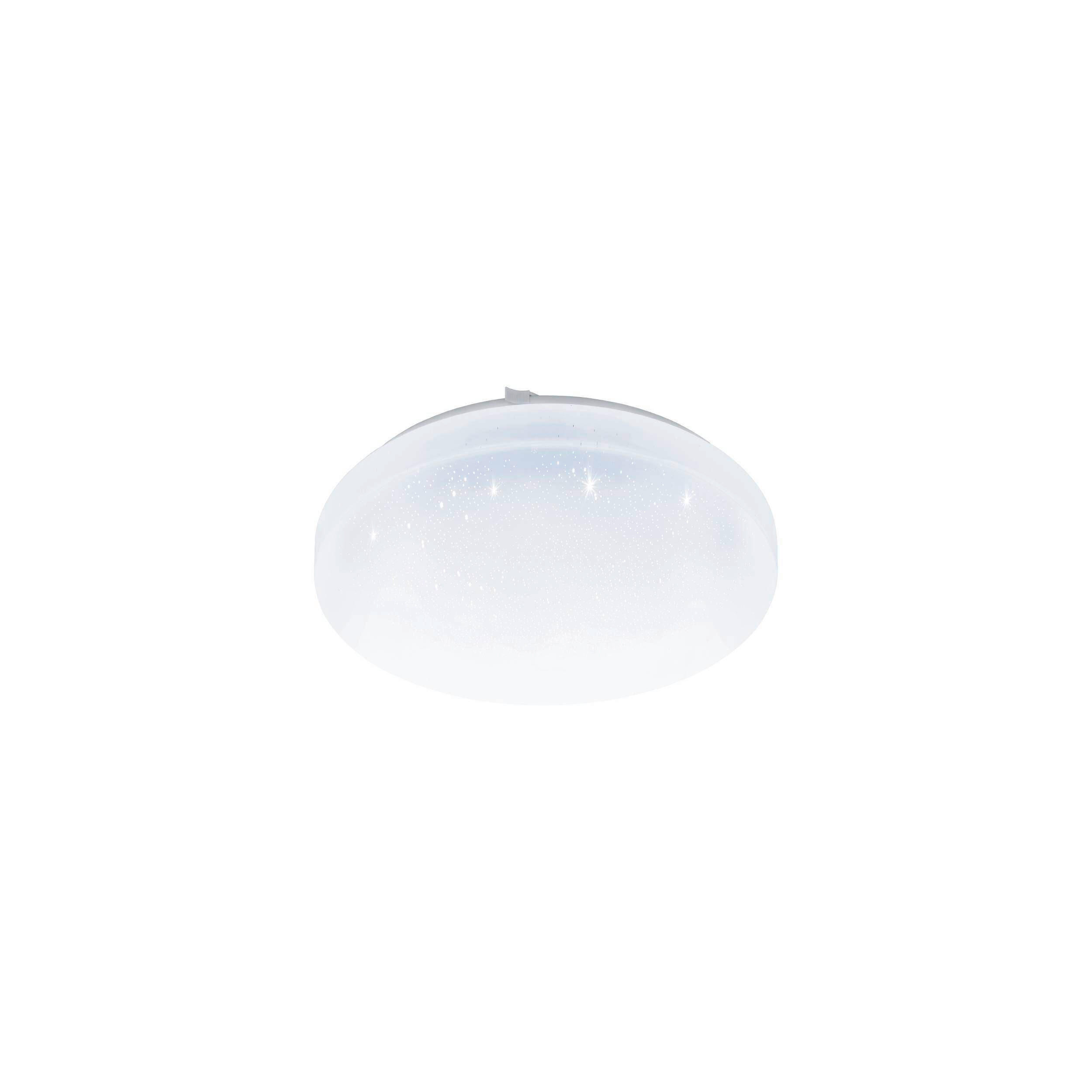 PLAFONIERĂ CU LED - alb, Basics, plastic/metal (28/7cm)