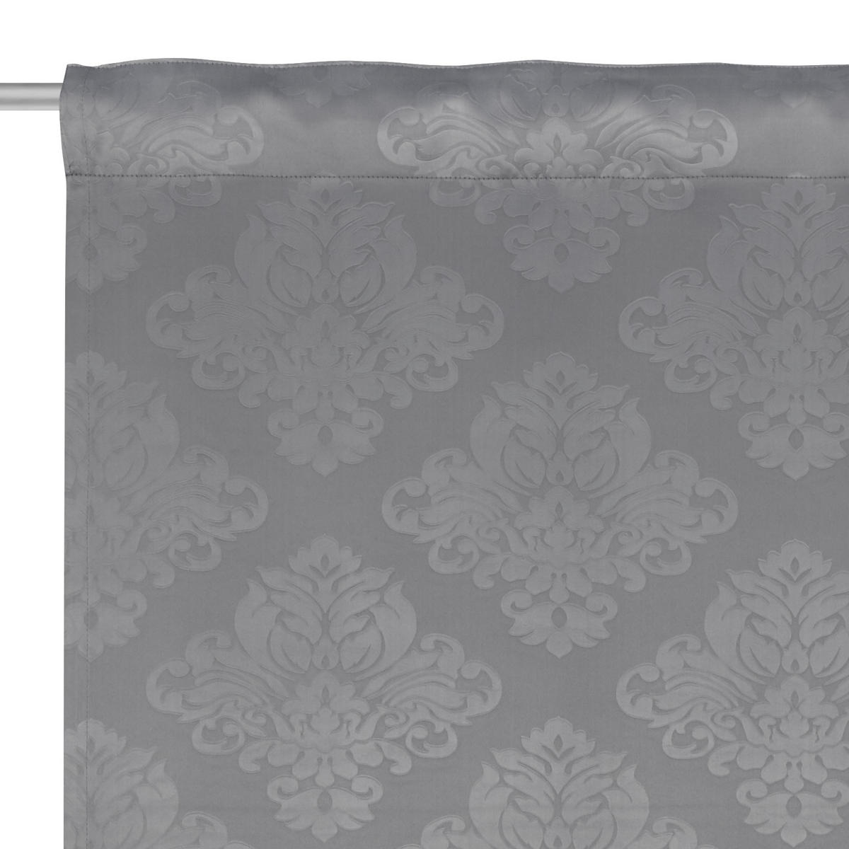VERDUNKELUNGSVORHANG black-out (lichtundurchlässig)  - Grau, Konventionell, Textil (135/245cm) - Boxxx