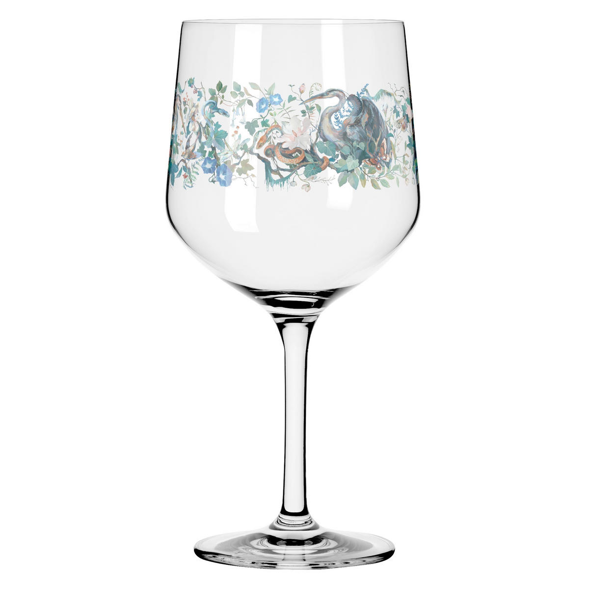 GINGLAS 720 ml 2-teilig  - Blau/Transparent, Design, Glas (10,7/21,8cm) - Ritzenhoff