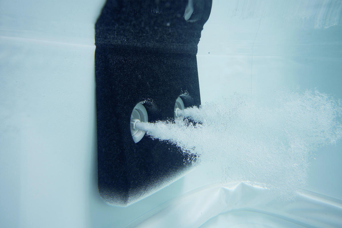 WHIRLPOOL MSPA OSLO 160/160/65 cm  - Grau, Trend, Kunststoff (160/160/65cm)