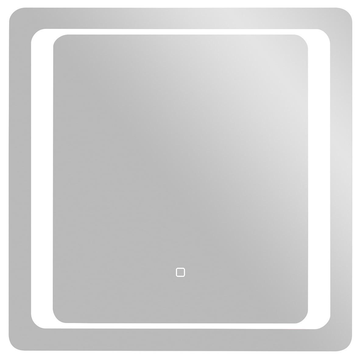 BADEZIMMERSPIEGEL 70/70/3 cm  - Design, Glas/Metall (70/70/3cm) - Xora