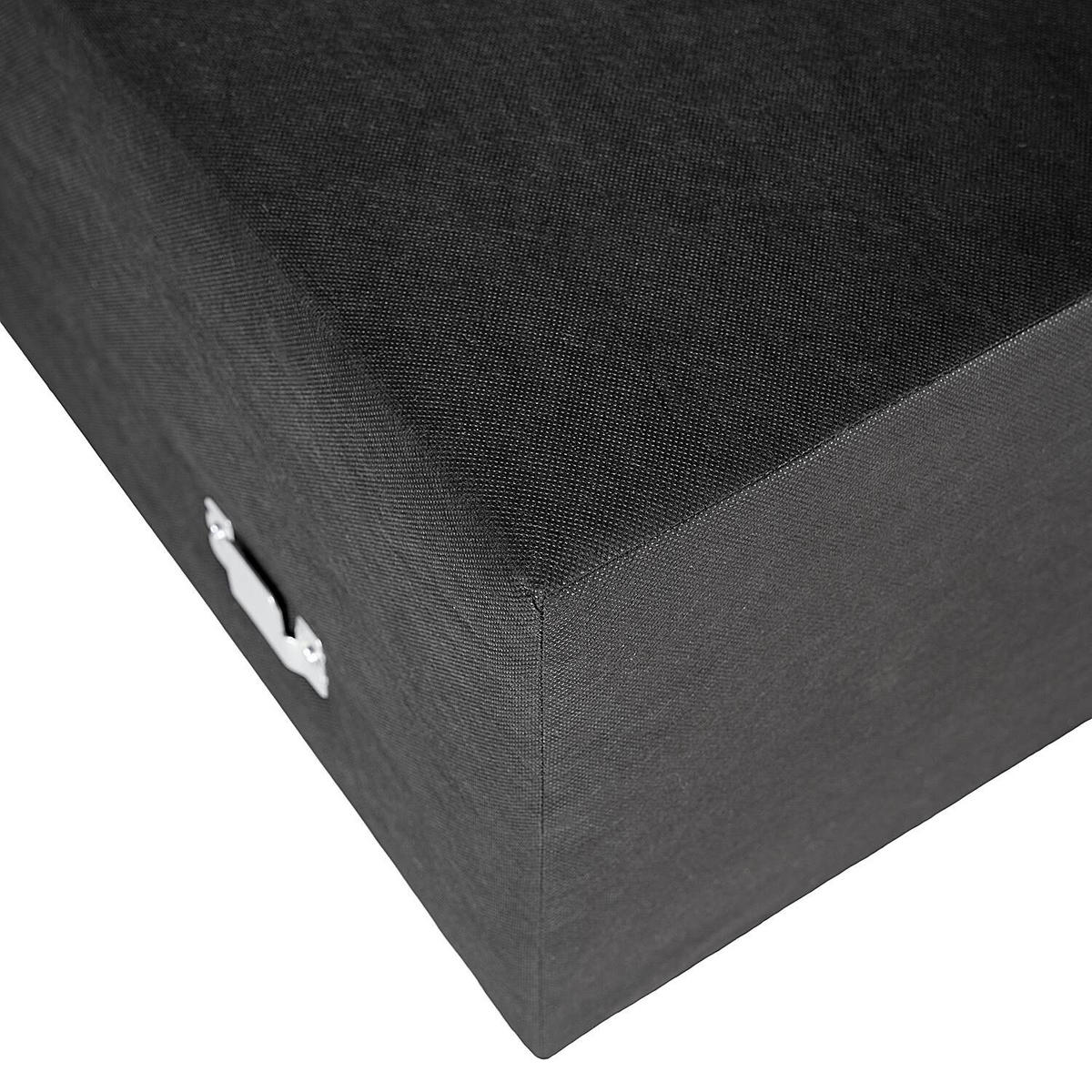 BOXSPRINGBETT 240/200 cm  in Hellgrau  - Hellgrau, Design, Textil (240/200cm) - home24