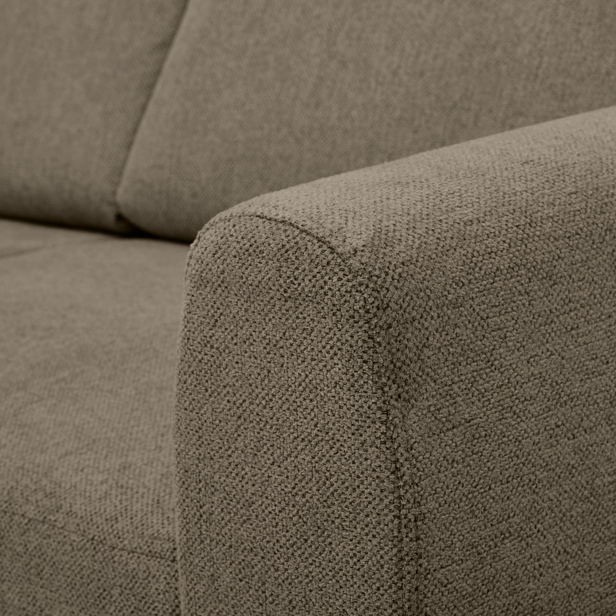 HÖRNSOFFA i flatväv brun  - bokfärgad/brun, Klassisk, trä/textil (166/241cm) - MID.YOU