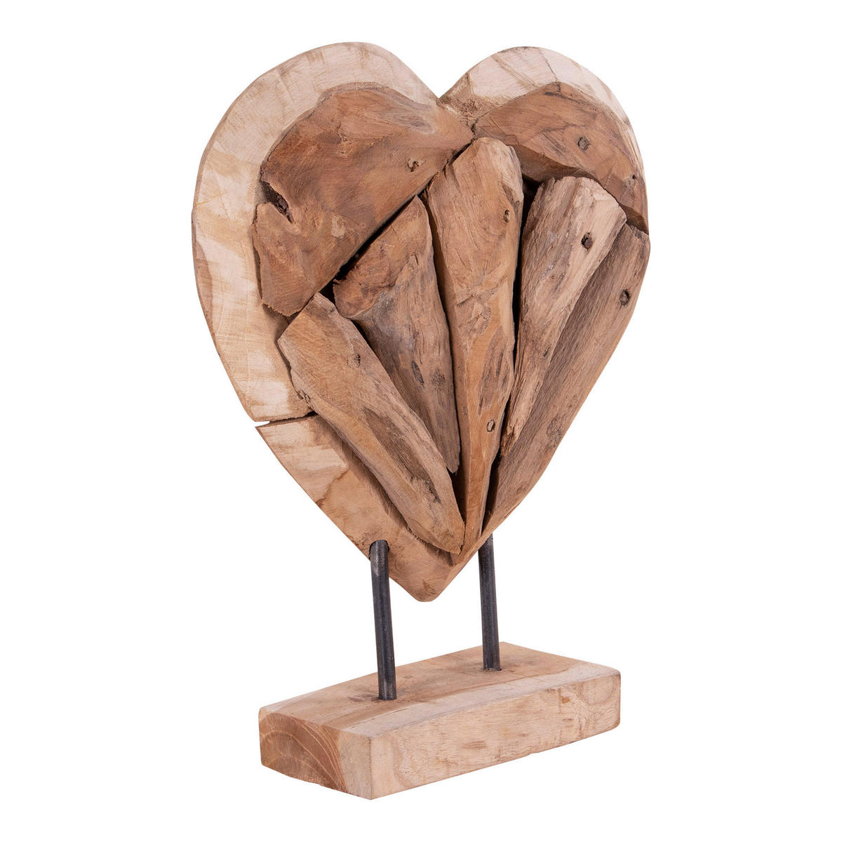 DEKOHERZ - Braun, Design, Holz (30cm)