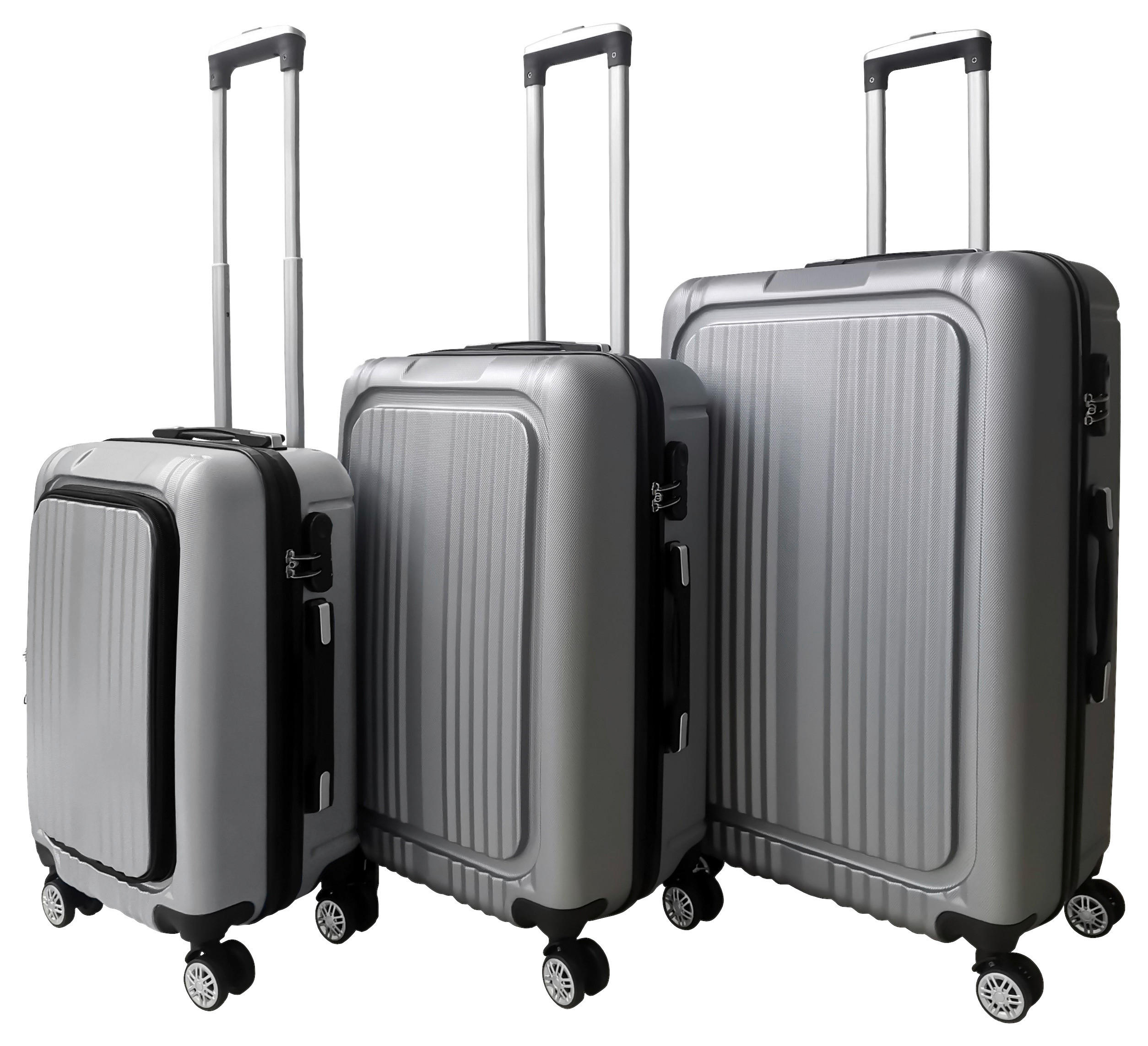 Reisekoffer Set 3-Tlg Verona 4 Rollen Hartschale