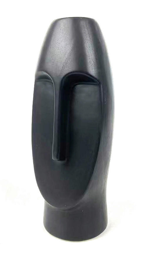 SZOBOR - fekete, Basics, műanyag (11,5/11,5/30cm)
