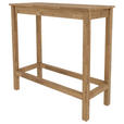 BARTISCH Wildeiche massiv rechteckig Wildeiche  - Wildeiche, KONVENTIONELL, Holz (108/45/107cm) - Cantus