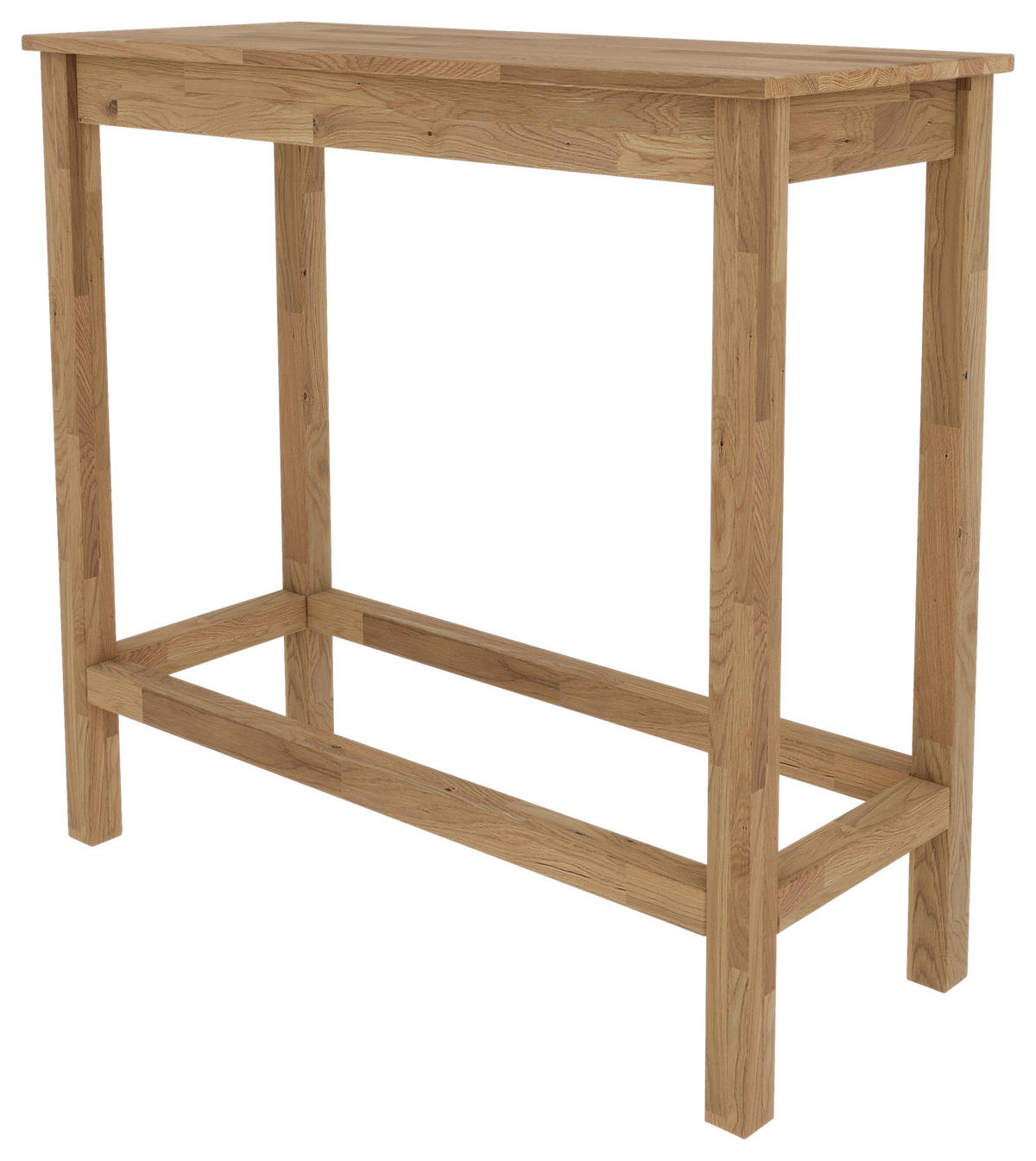 BAROVÝ STŮL, divoký dub, divoký dub, 108/45/107 cm - divoký dub, Konvenční, dřevo (108/45/107cm) - Cantus