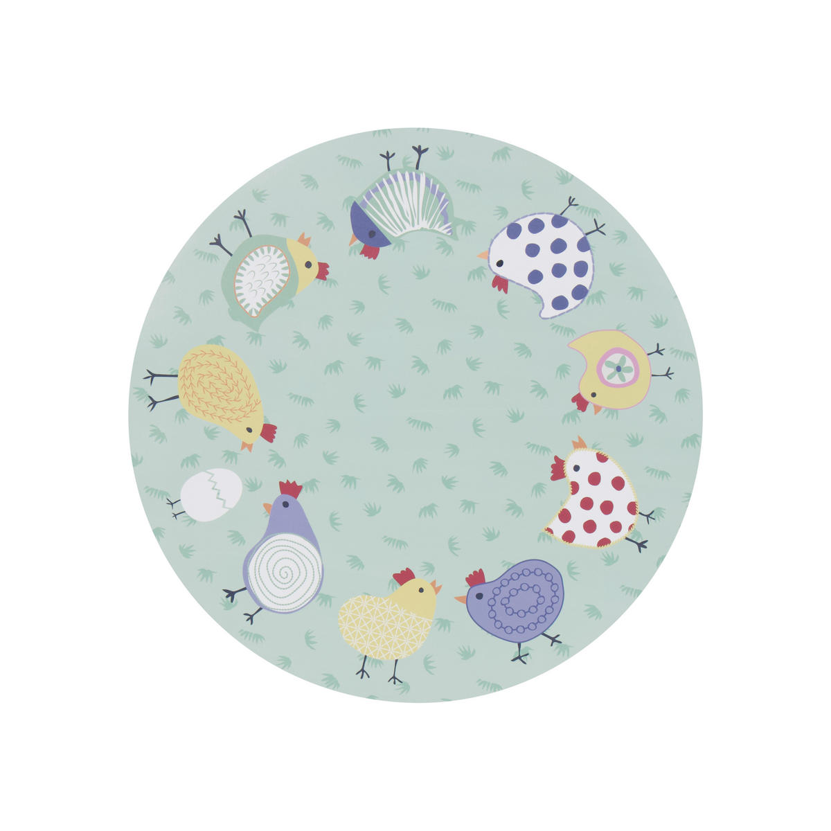 BORDSTABLETT plast multicolor 38/38 cm  - multicolor, Basics, plast (38/38cm)