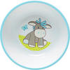 KINDERSCHÜSSEL  - Blau/Weiss, Trend, Kunststoff (14cm) - My Baby Lou