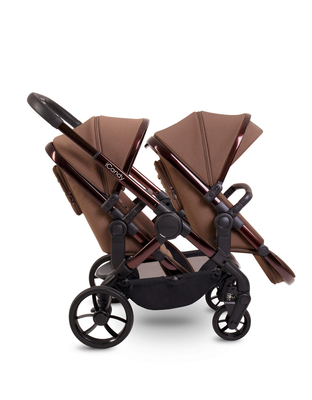 rok isporuke 60 dana  Peach 7  - zlatna/tamnobraon, Osnovno, metal/tekstil (75/55/39cm) - ICANDY