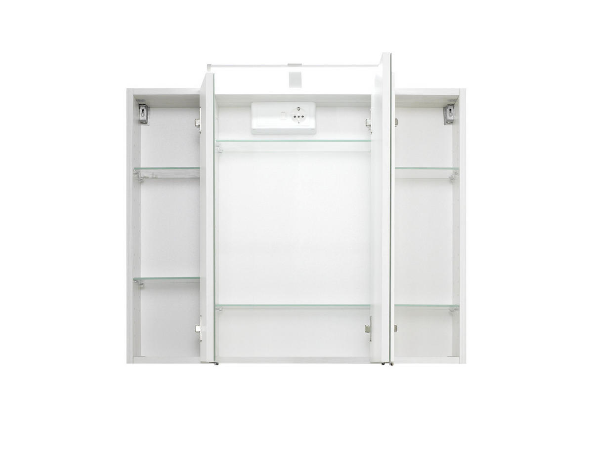 BADEZIMMER  in 80 cm  - Weiß, Design, Holzwerkstoff (80cm) - Held