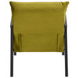 SESSEL in Mikrofaser Grün  - Wengefarben/Grün, Design, Holz/Textil (63/76/80cm) - Carryhome