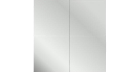WANDSPIEGEL 30/30/0,3 cm    - Silberfarben, KONVENTIONELL (30/30/0,3cm) - Carryhome
