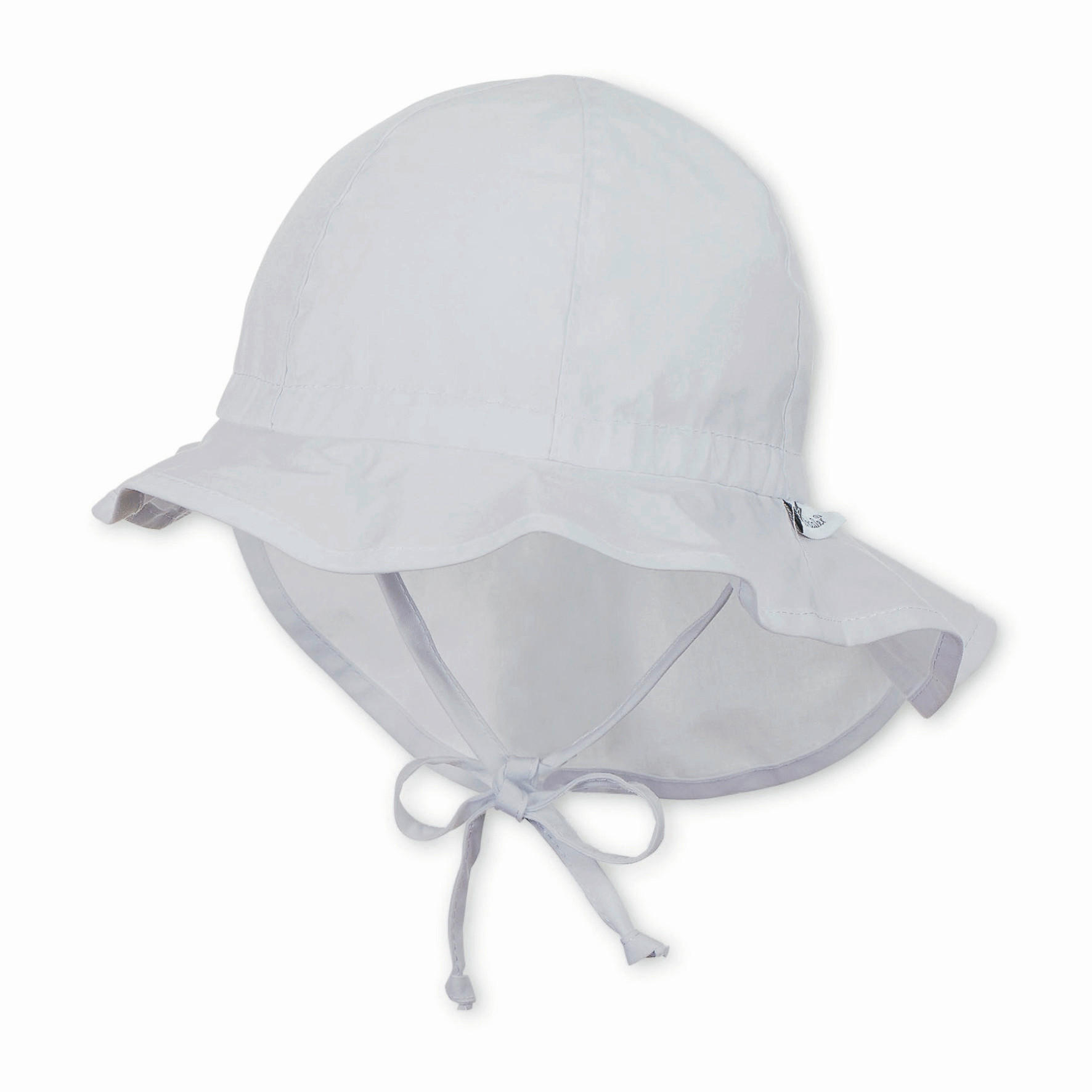 HUT MIT NACKENSCHUTZ   Weiß 41  - Weiß, Basics, Textil (41null) - Sterntaler