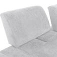 SCHLAFSOFA Chenille Hellgrau  - Hellgrau/Schwarz, KONVENTIONELL, Kunststoff/Textil (235-255/80/116-138cm) - Carryhome