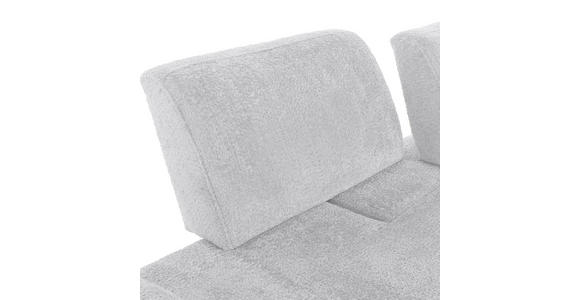 SCHLAFSOFA Chenille Hellgrau - Hellgrau/Schwarz, KONVENTIONELL, Kunststoff/Textil (235-255/80/116-138cm) - Carryhome