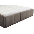 POLSTERBETT 180/200 cm  in Anthrazit  - Anthrazit/Schwarz, Design, Holz/Textil (180/200cm) - Xora