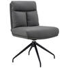 STUHL - Schwarz/Grau, Design, Textil/Metall (51,5/92,5/66cm) - Novel