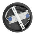 LED-DECKENLEUCHTE Matar 70/10 cm  - Schwarz, Design, Kunststoff/Metall (70/10cm) - Novel