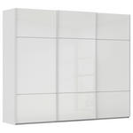 SCHWEBETÜRENSCHRANK  in Grau, Weiß  - Weiß/Grau, KONVENTIONELL, Glas/Holzwerkstoff (242/223/68cm) - Novel