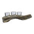 TEELICHTHALTER - Naturfarben, Basics (41,5/9,5/12cm)