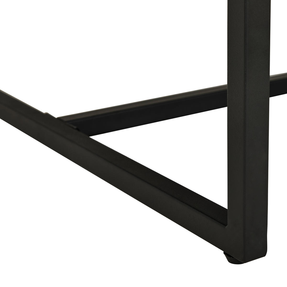 KONFERENČNÍ STOLEK, přírodní barvy, černá, dřevo, kov, 105/65/45,5 cm - černá/přírodní barvy, Design, kov/dřevo (105/65/45,5cm) - MID.YOU