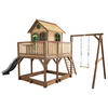 SPIELTURM 541/291/277 cm  - Braun/Grau, Konventionell, Holz/Kunststoff (541/291/277cm)