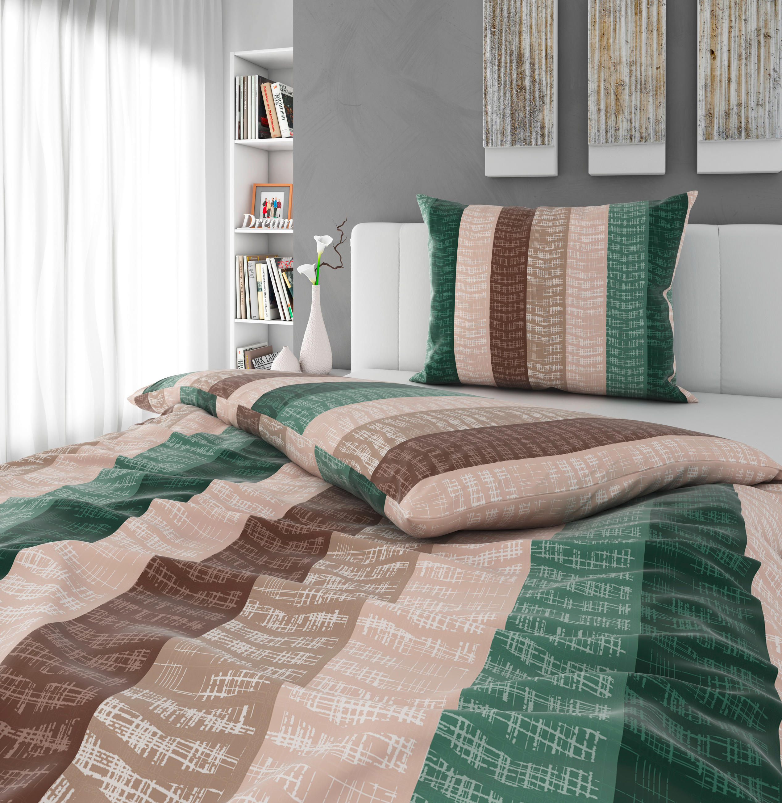 POSTELJINA 140/200 cm  Lara  - višebojno, Konvencionalno, tekstil (140/200cm) - Esposa