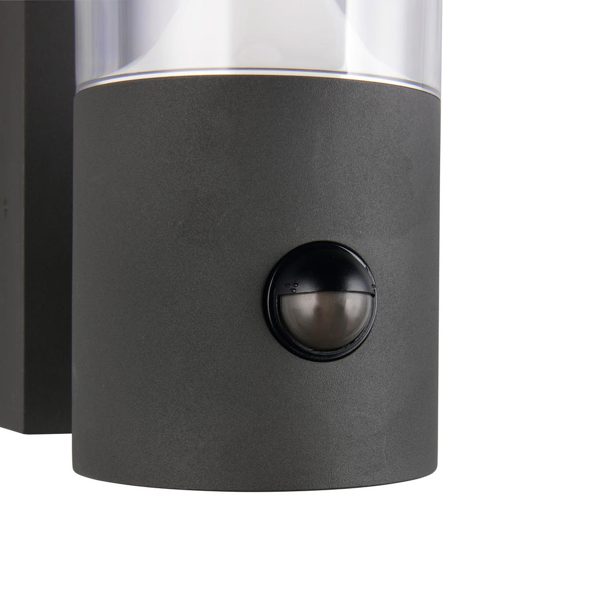 AUßENWANDLEUCHTE Tagus 12/24/20,3 cm  - Transparent/Anthrazit, Design, Kunststoff/Metall (12/24/20,3cm) - Trio Leuchten