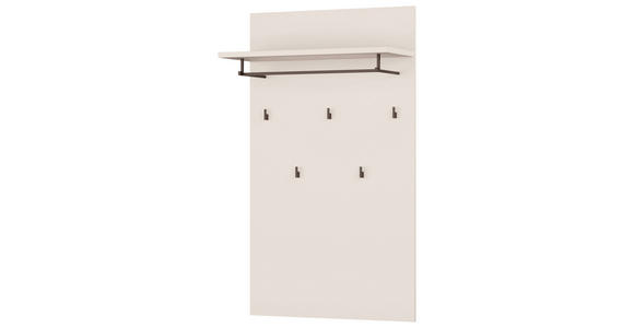 GARDEROBENPANEEL  in 74/127/30,7 cm  - Sandfarben/Grau, MODERN, Holzwerkstoff/Metall (74/127/30,7cm) - Carryhome
