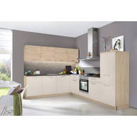 EINBAUKÜCHE MANHATTAN UNI  - Eichefarben/Sahara, Design, Holzwerkstoff - Nolte Küchen