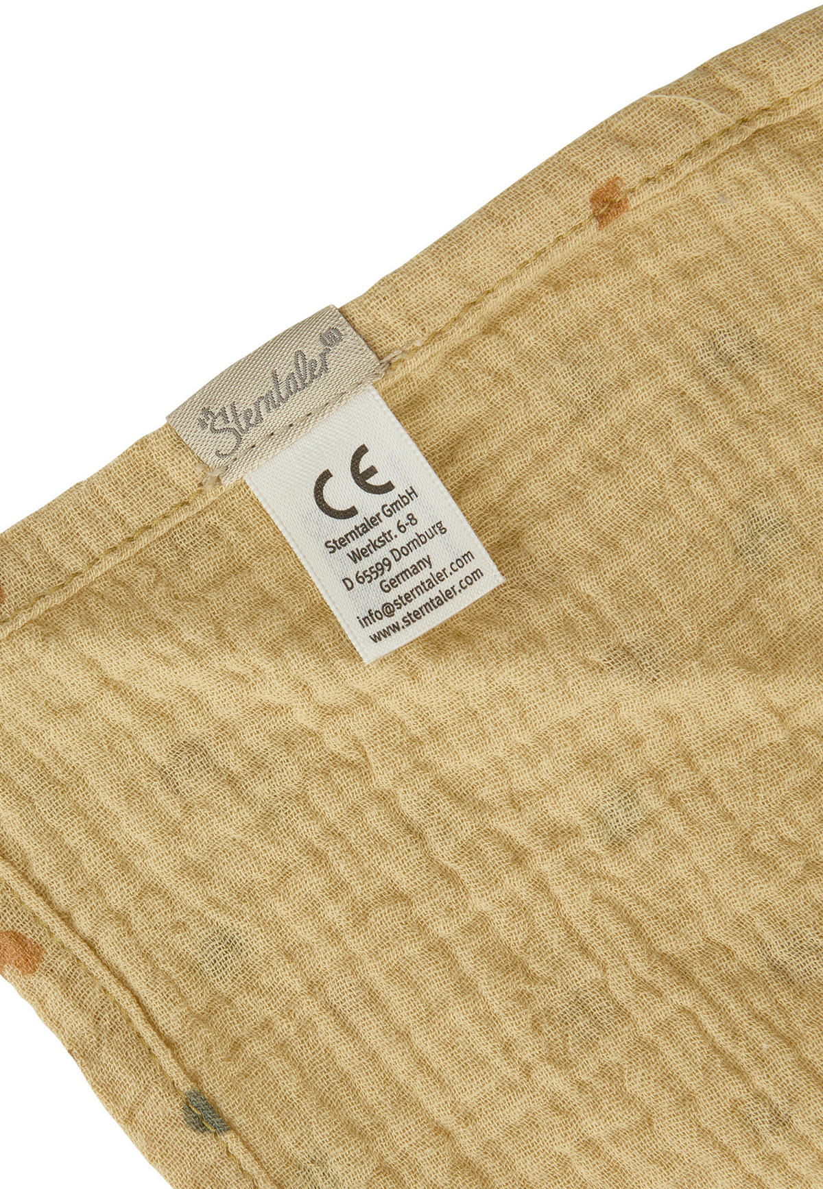 SCHMUSETUCH Giraffe Kaya  - Dunkelgelb, Basics, Textil (40/7/9cm) - Sterntaler