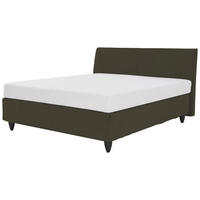 BOXSPRINGBETT 180/200 cm  in Braun  - Schwarz/Braun, Design, Holzwerkstoff/Kunststoff (180/200cm) - RUF Betten