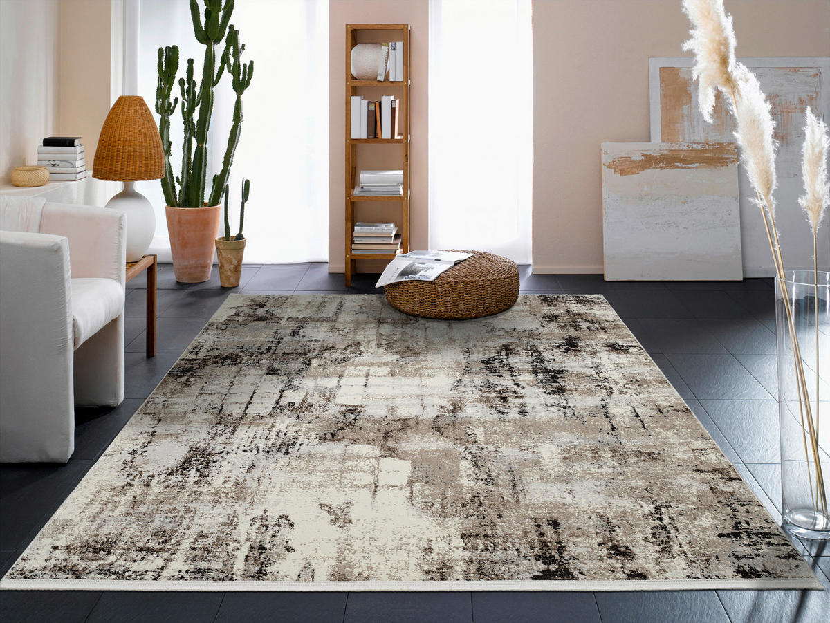 TEPPICH 240/340 cm Braun, Beige  - Beige/Braun, Design, Textil (240/340cm) - Novel