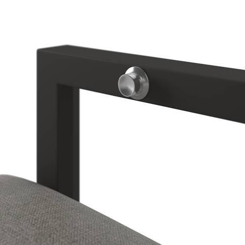 Thumbnail - Amatio Loungesessel, Anthrazit, Grau, Metall, Textil, Füllung: Schaumstoff, Flachrohr, 72x99x84-121 cm, inklusive Armleh...