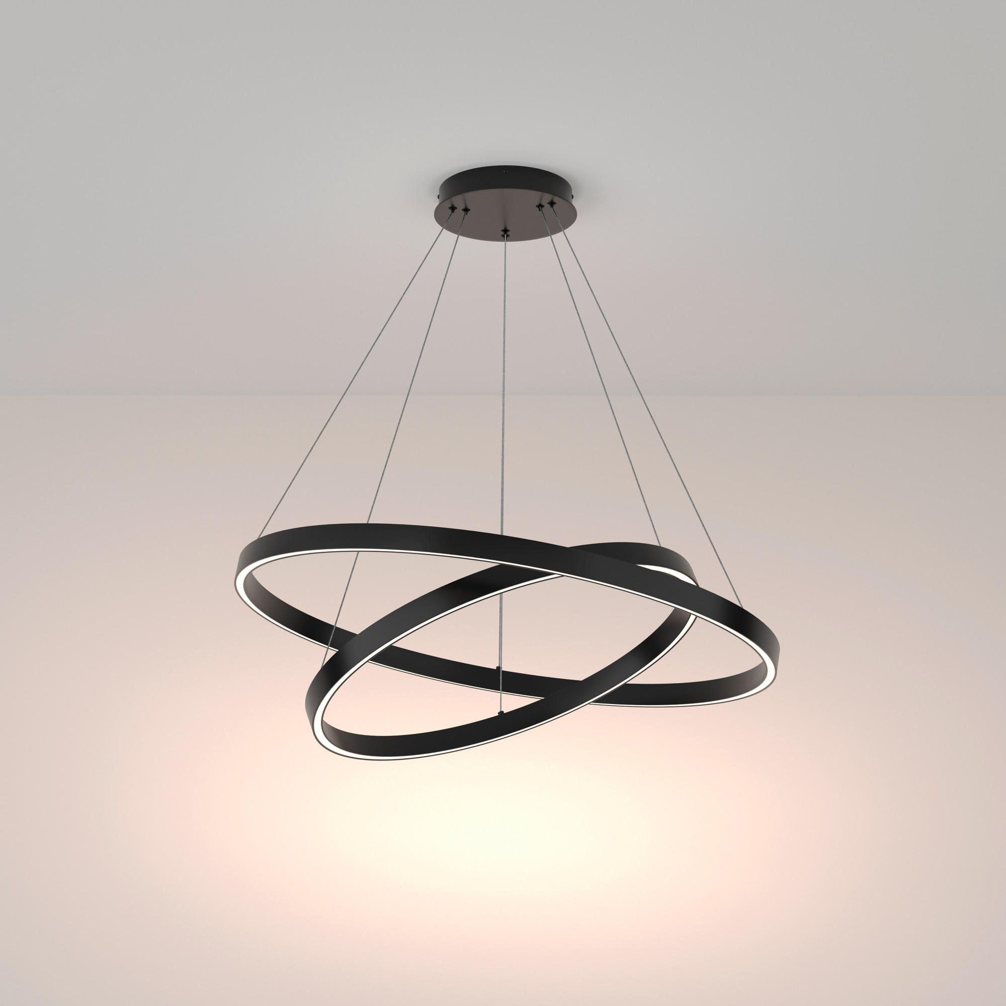 PENDELLEUCHTE 80/120 cm - Schwarz, Trend, Metall (80/120cm) - MAYTONI