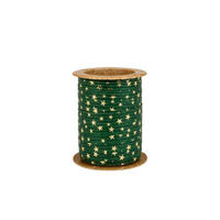GESCHENKBAND  - Dunkelgrün, Basics, Kunststoff/Textil (8/5/5cm)